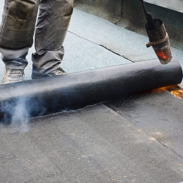 Felt-roofing